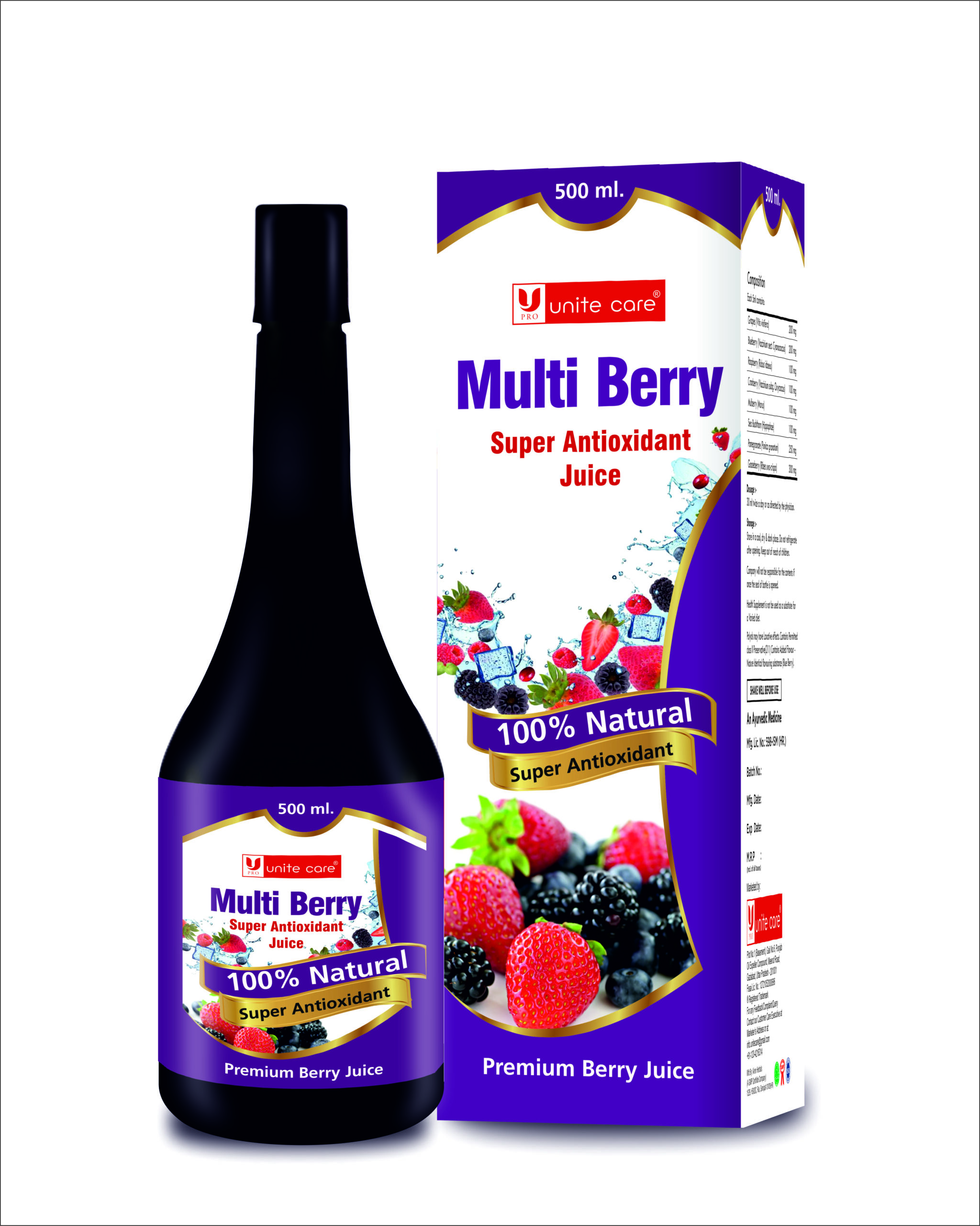 Multi Berry Juice 500 ML